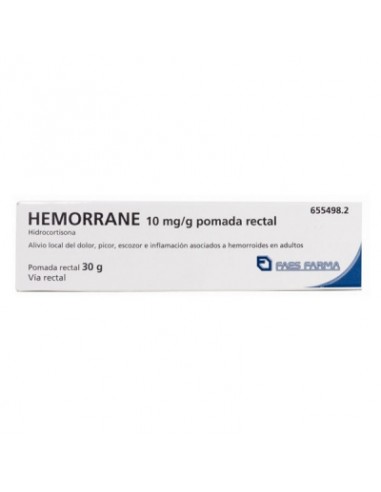 HEMORRANE 10 MG/G POMADA RECTAL 1...