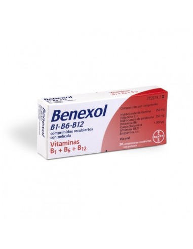 BENEXOL B1-B6-B12 30 COMPRIMIDOS...